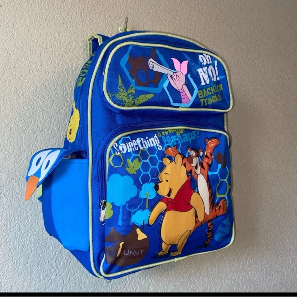 Blue Winnie the Pooh Backpack